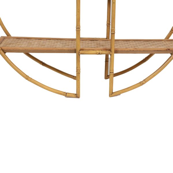 Small Rattan Circular Shelve - Image 3