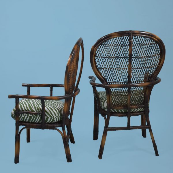 Fan Arm Chairs Dining Set