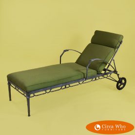 Faux Bamboo Chaise Lounge