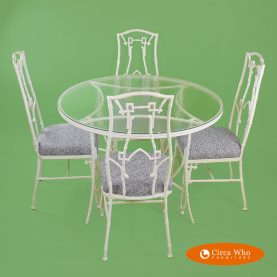 Faux Bamboo Dining Set by Kessler