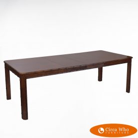 Faux Bamboo Extendable Dining Table