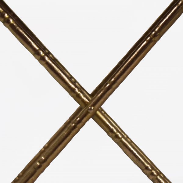 Faux Bamboo Gold Folding Tray