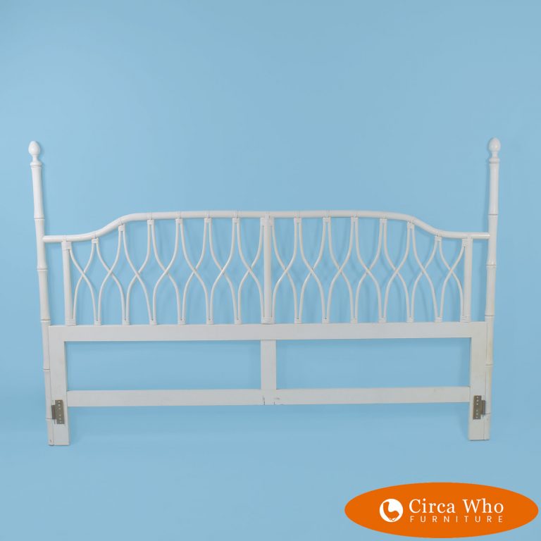 Faux Bamboo King Headboard With Columns Circa Who