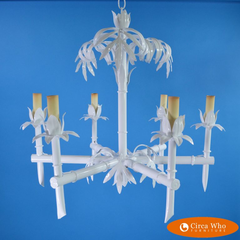 Faux Bamboo Palm Tree Chandelier Circa Who