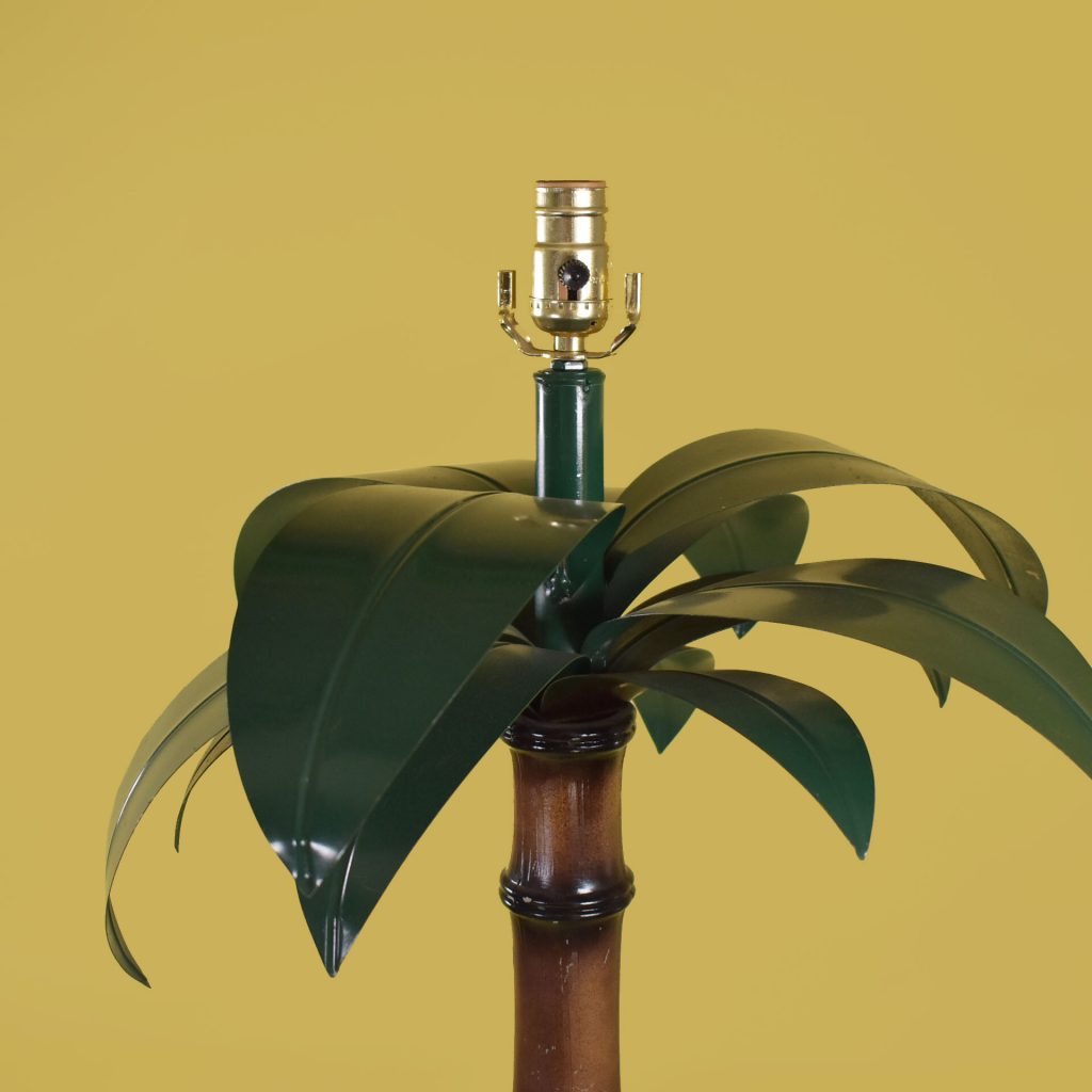 Faux Bamboo Palm Tree Floor Lamp Circa Who