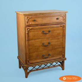 Faux Bamboo Tall Boy