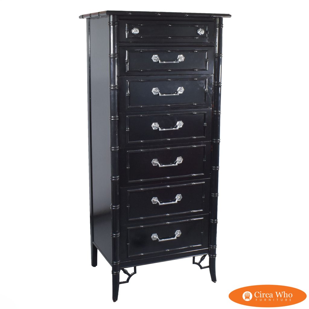 Faux Bamboo Tall Chest by Thomasville