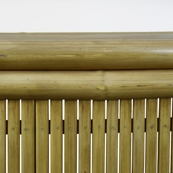 Faux Bamboo Tiki Bar with Stools