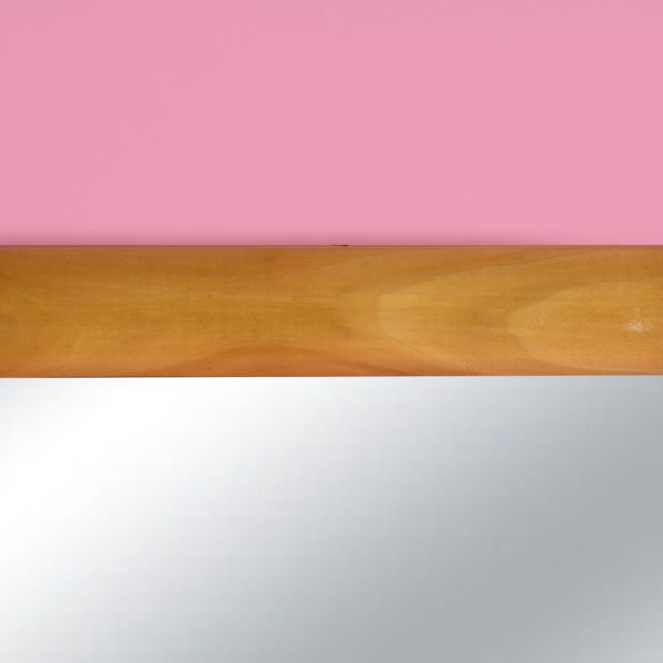 Faux Bamboo Trimmed Mirror