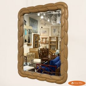 Faux Rope Mirror