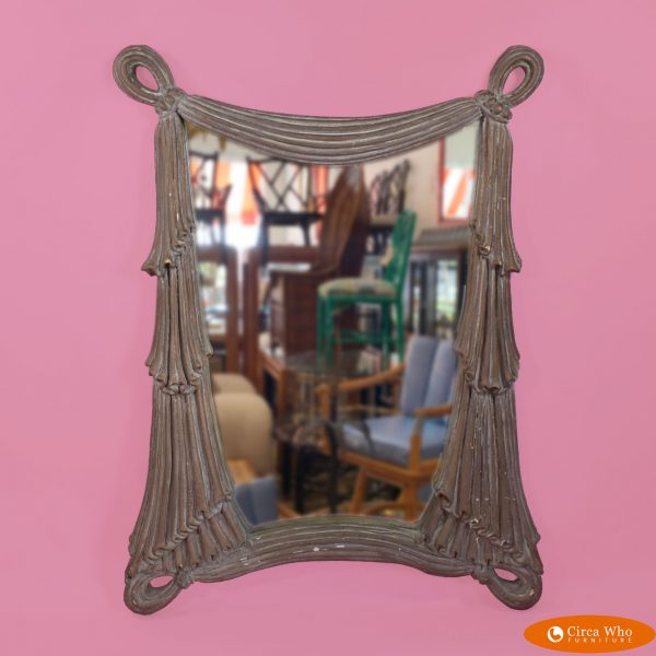 Faux Rope Mirror