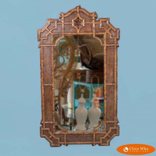 Chinoiserie Fretwork Mirror