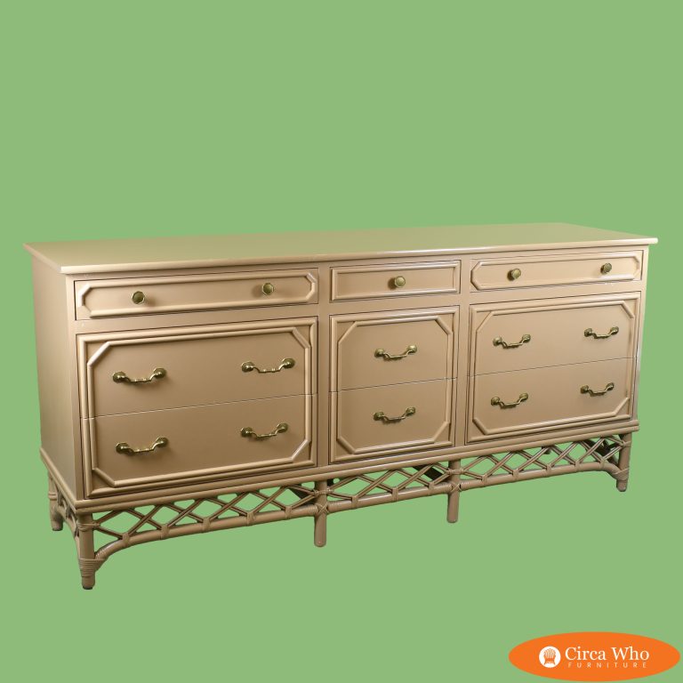 Ficks Reed Camel Dresser