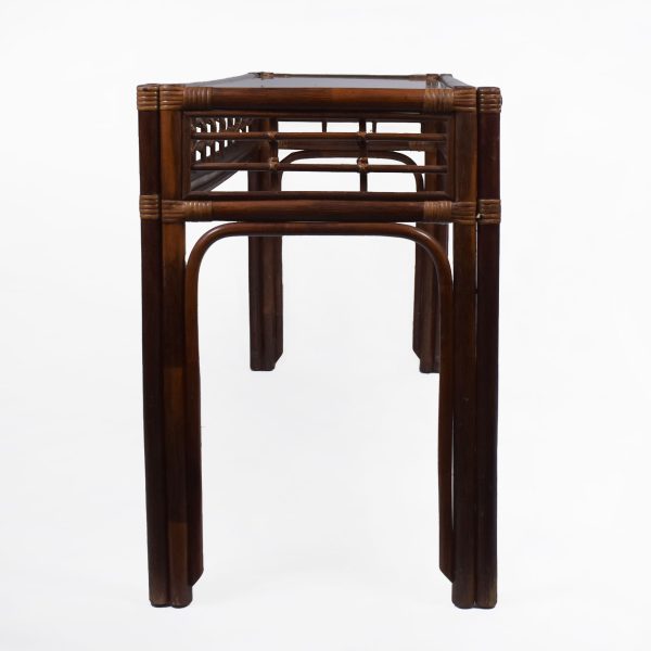 Ficks Reed Console With Stools
