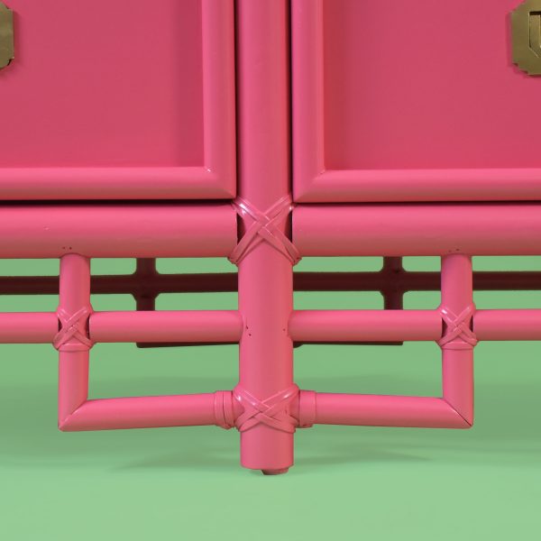 Ficks Reed Style Pink Dresser