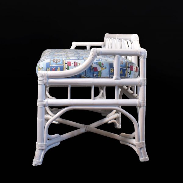 Ficks Reed Style White Bench