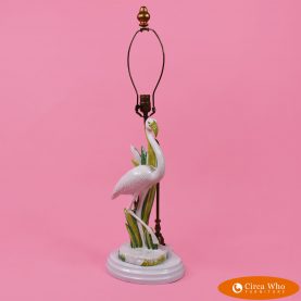 Flamingo white Italian lamp