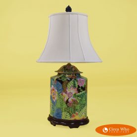 Floral Ceramic Table Lamp