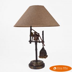 Frederick Copper Monkey Table Lamp