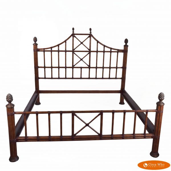 Fretwork Bamboo King Bed