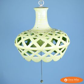 Fretwork Ceramic Lantern