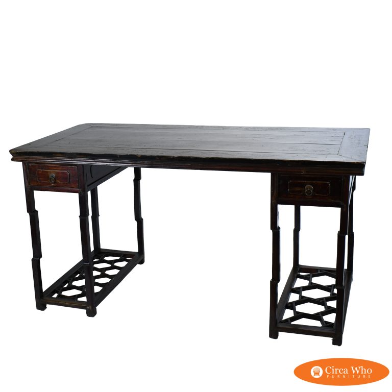 Fretwork Colonial Desk