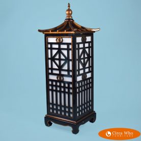 Fretwork Pagoda Floor Lamp