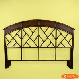 Fretwork Rattan King Headboard