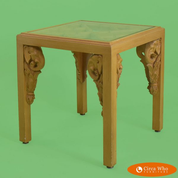 Gampell Stoll Elephant End Table