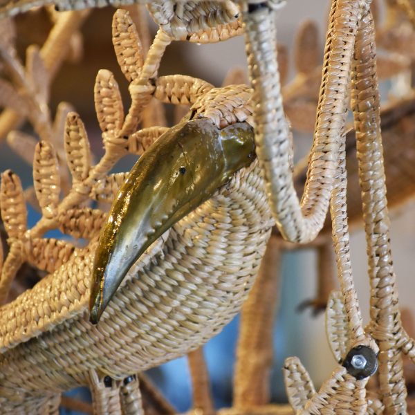 Giant Ten Foot in Diameter Flying Parrots Chandelier - Image 13