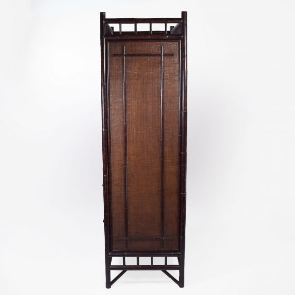 Grasscloth Bamboo Cabinet
