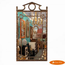 Greek Key Style Fretwork Mirror