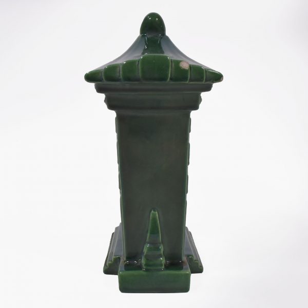 Green Ceramic Pagoda Desk Lamp