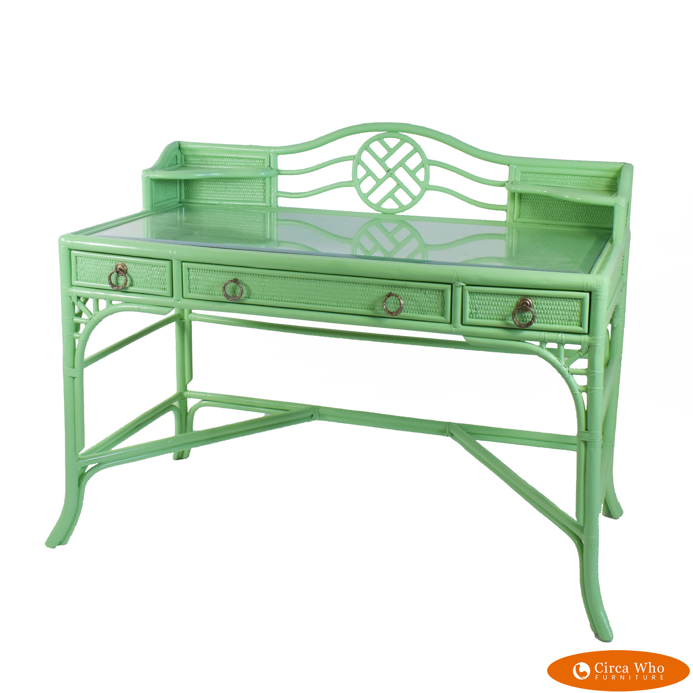 Green Hekman Large Desk