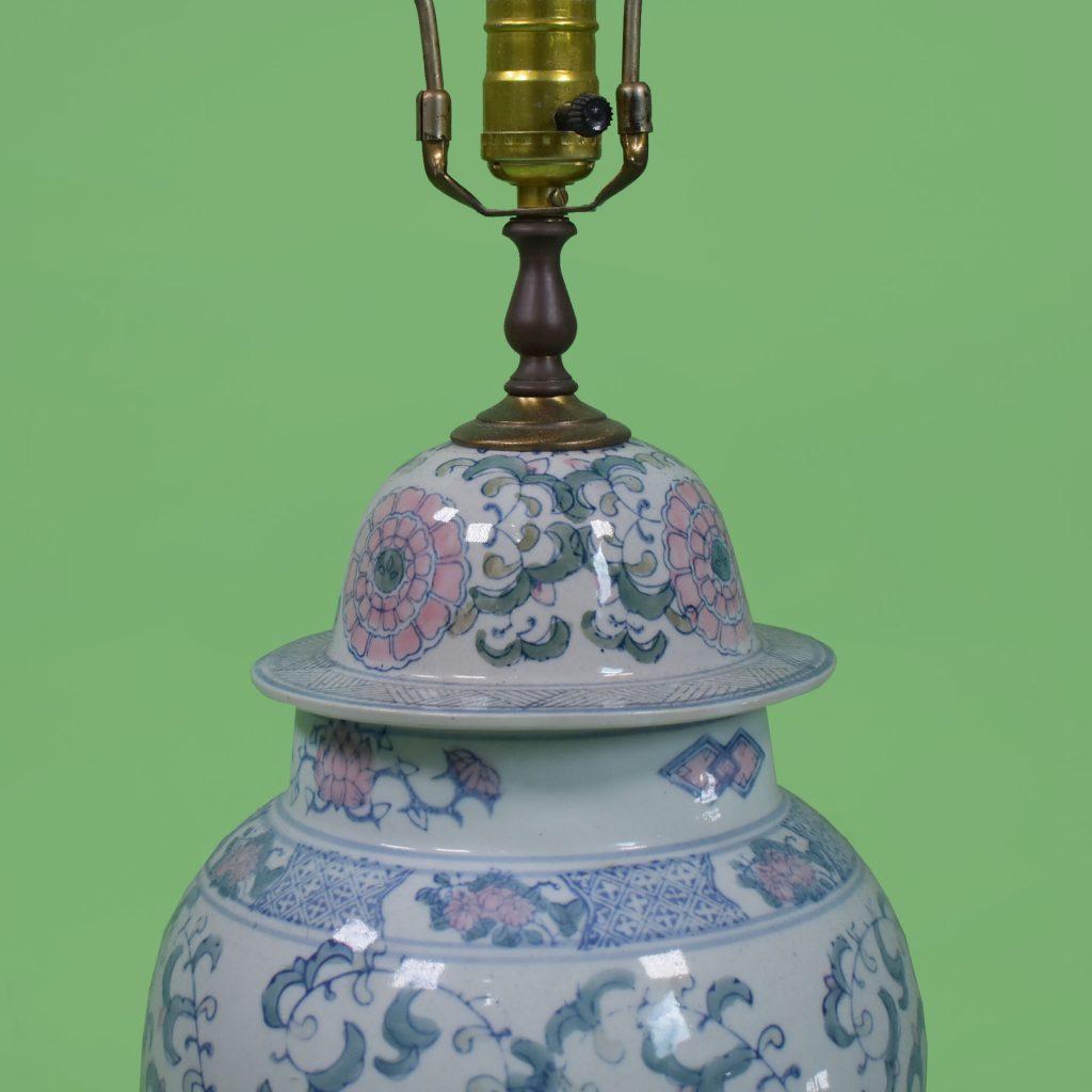 HandPainted Ginger Jar Lamp Circa Who
