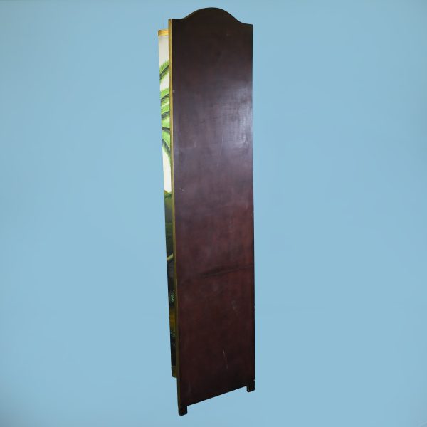 Hand Painted Palm Tree Folding Screen
