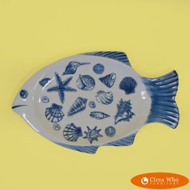 Hand painted Fish Platter
