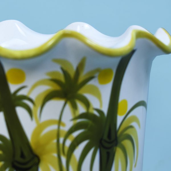 Hand-painted Bamboo Leaves Umbrella Stand