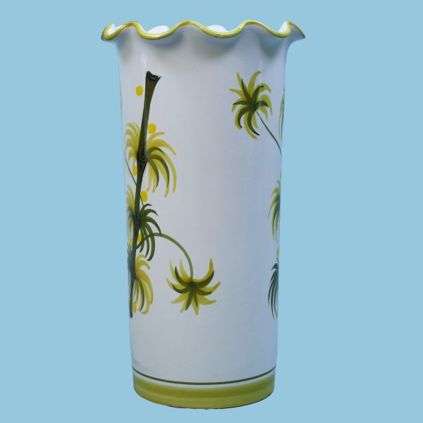 Hand-painted Bamboo Leaves Umbrella Stand