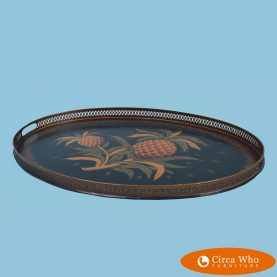 Handpainted Oval Tray