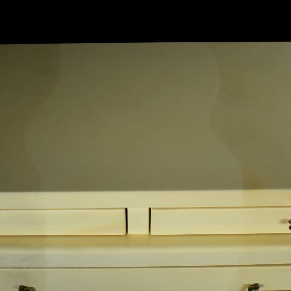 Harrison Van Horn Style Parchment Pagoda Credenza