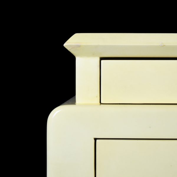 Harrison Van Horn Style Parchment Pagoda Credenza