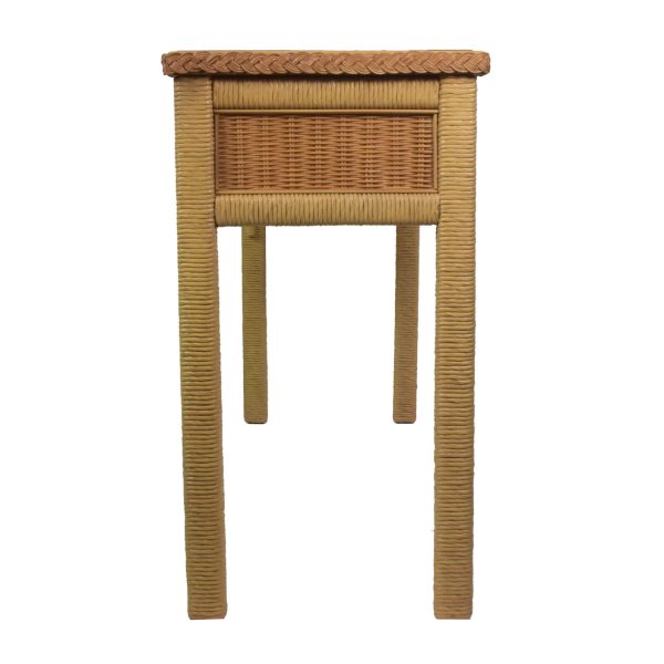 Henry Link Console With Upholstered Stool