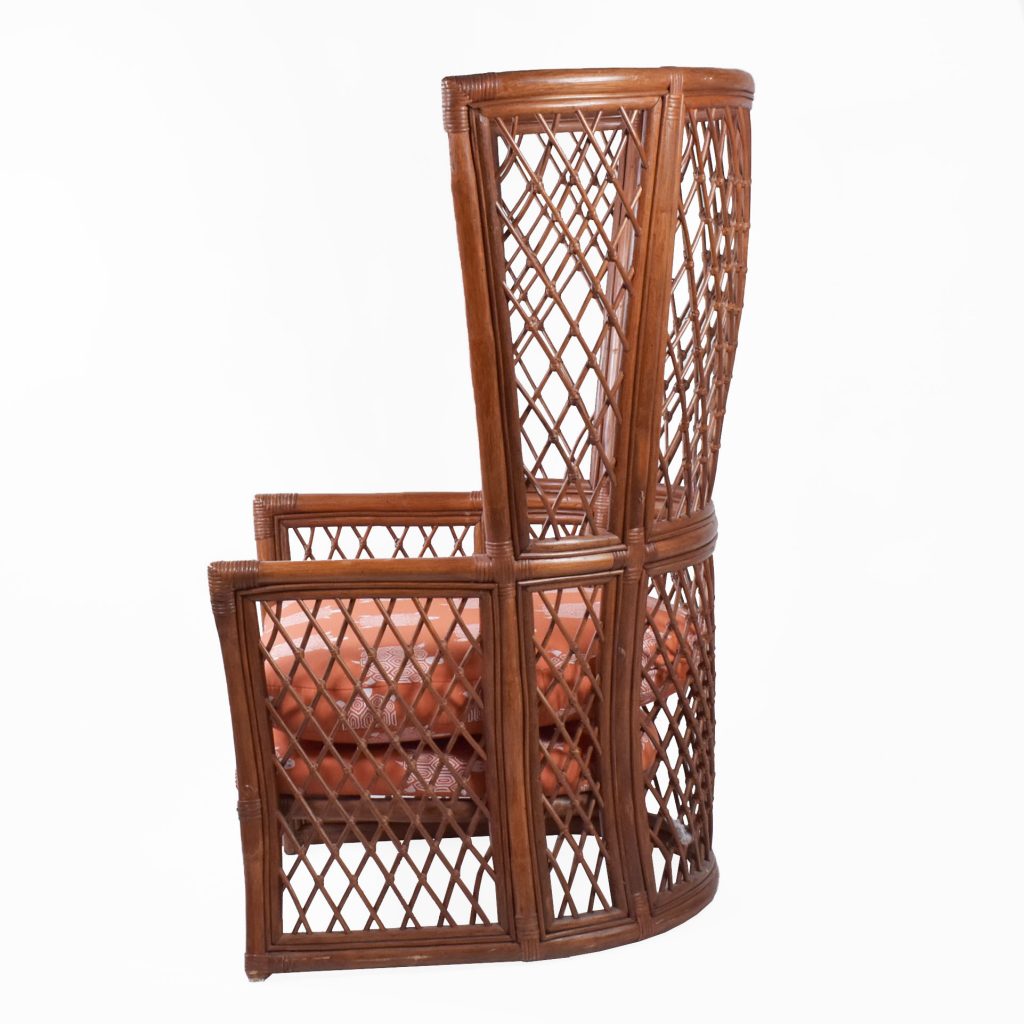 HighBack Rattan Lounge Chair Circa Who