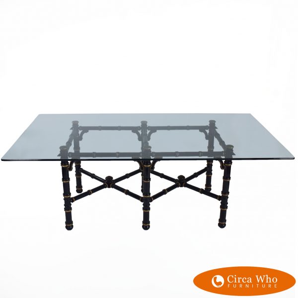 Hollywood Regency Chippendale Dining Table