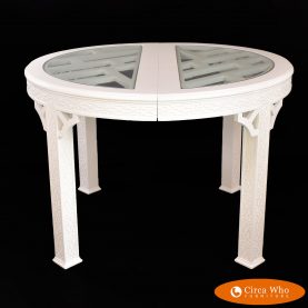 Hollywood Regency DemiLune Dining Table