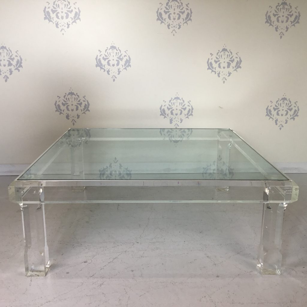 Lucite Coffee Table Circa Who