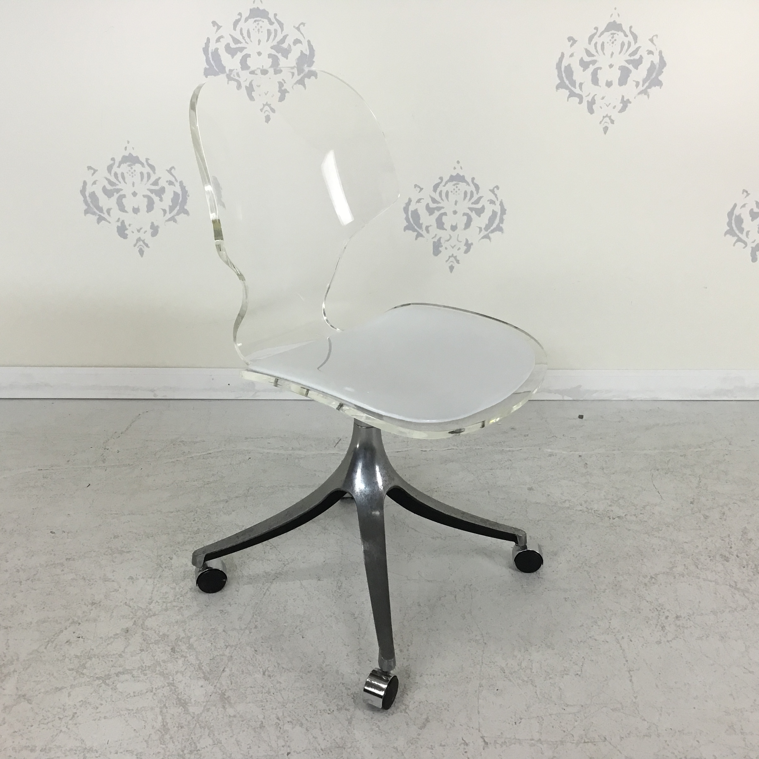 lucite office chair minimal office lucite desk chair by hill prev hill circa who lucite office chair minimal office lucite desk chair by hill prev hill circa who