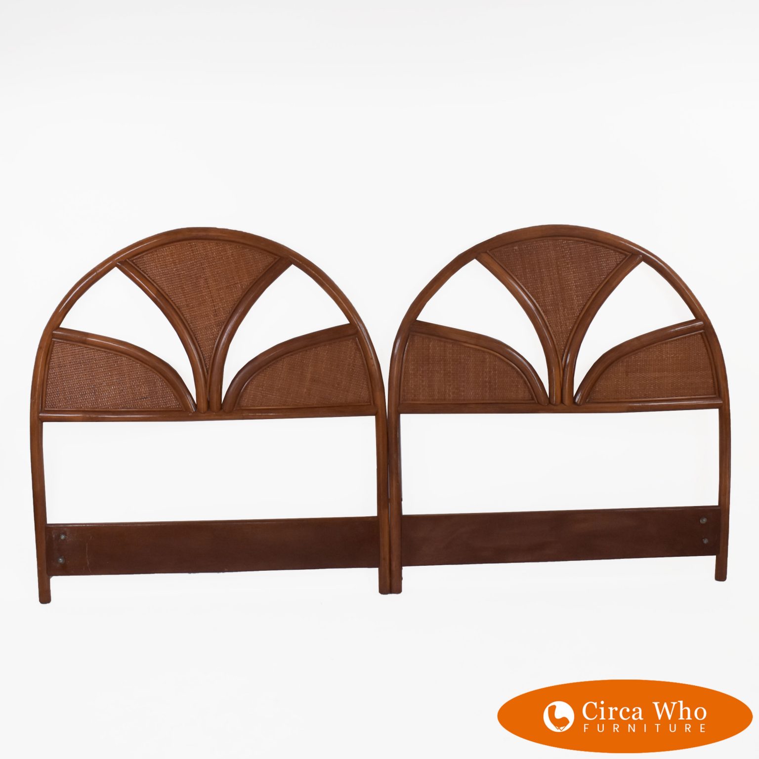 King Bamboo Rattan Fretwork Headboard Circa Who