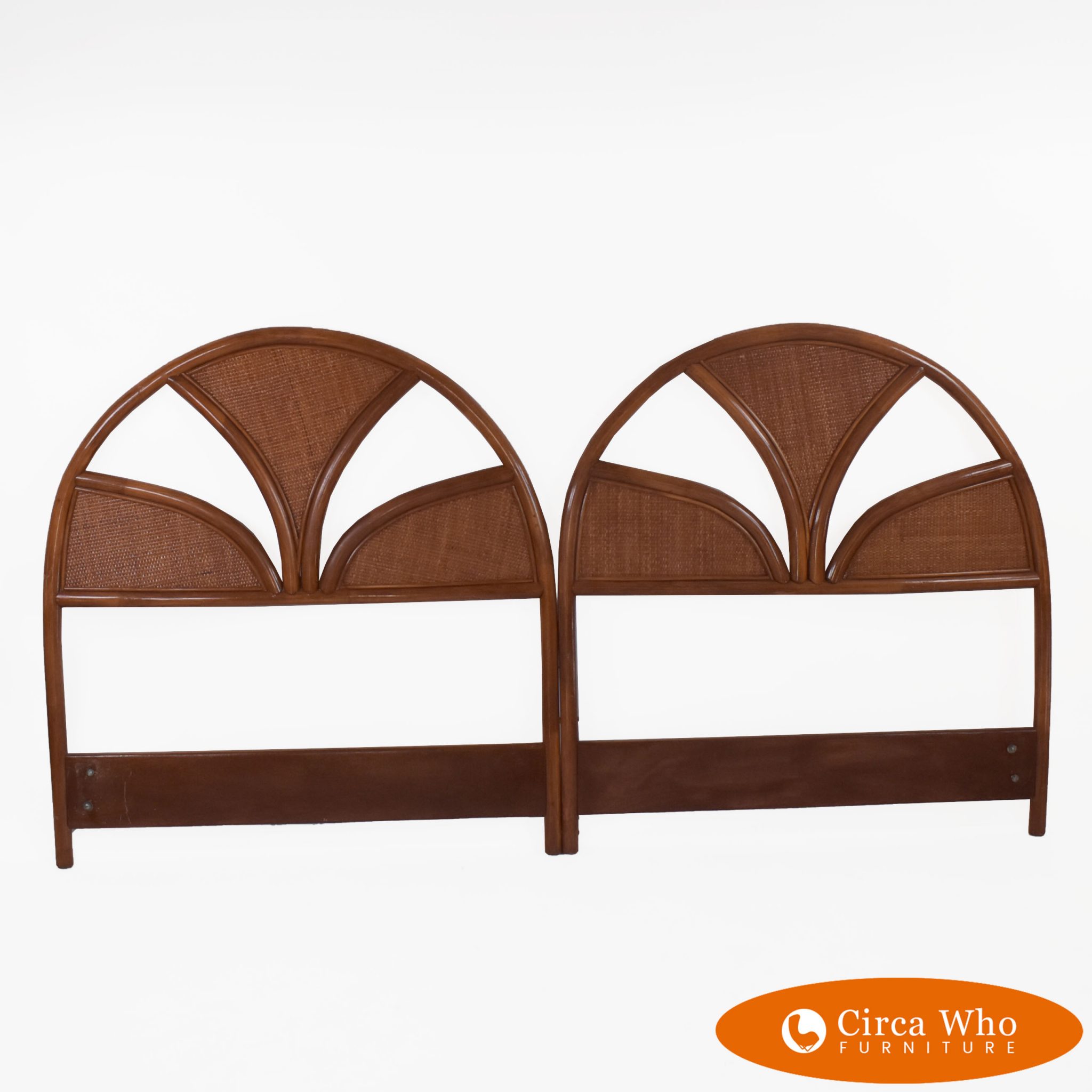 King Bamboo Rattan Fretwork Headboard Circa Who